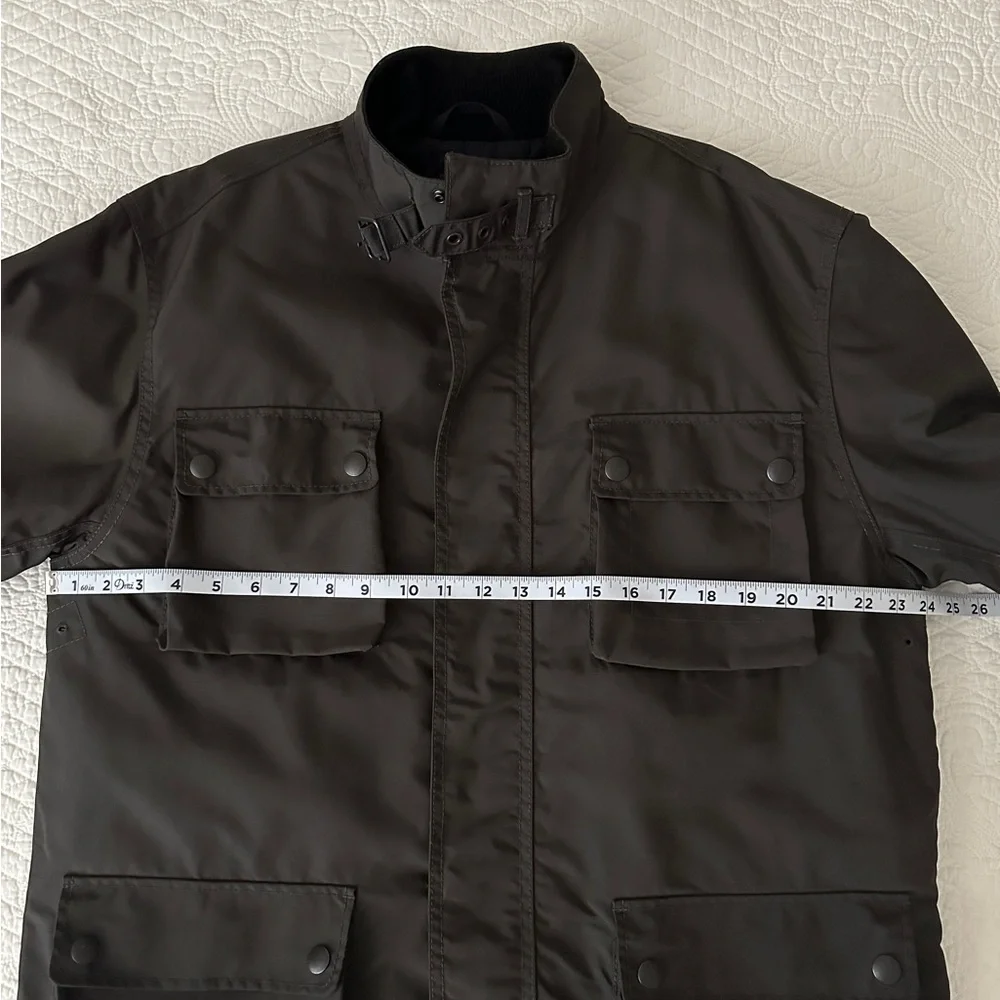 Vintage Y2K Banana Republic Men’s Military Field Jacket Coat Biker Utility Lined